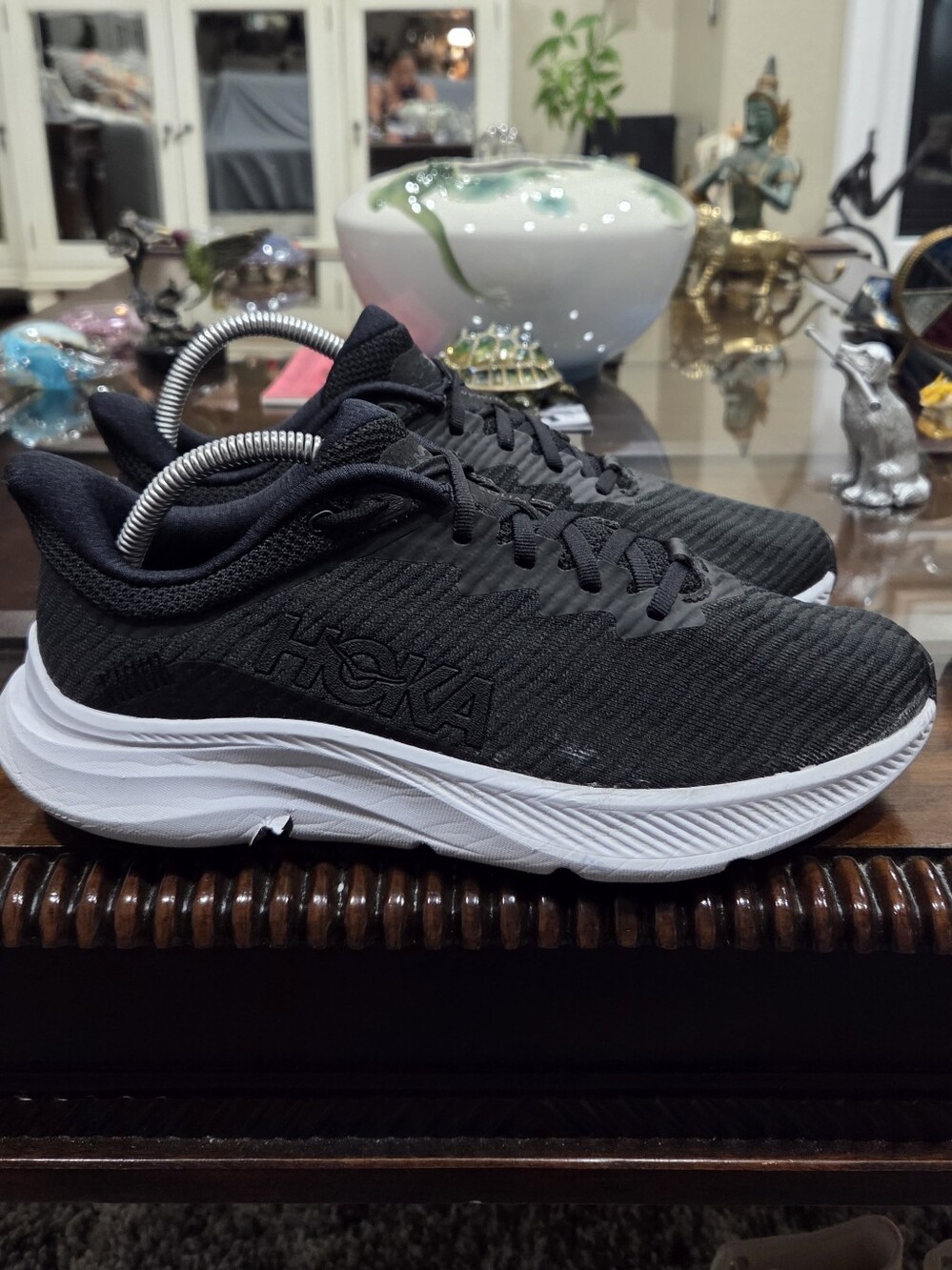 Hoka Solimar Men's Black Running Shoes - Lightweight Cushioning